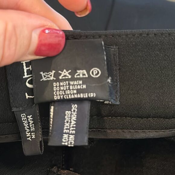 Escada Sport Vintage Wool Blend High Waist Black Stirrup Pants size 42 Germany - Picture 10 of 10